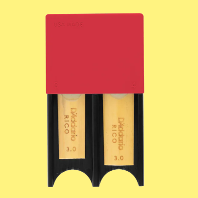 D'Addario Woodwind Reed Guard (Red) - Clarinet and Alto/Soprano Saxophone