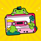Frogger Cassette Enamel Pin