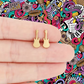 Gold Plated Mini Guitar Stud Earrings (316L Stainless Steel)