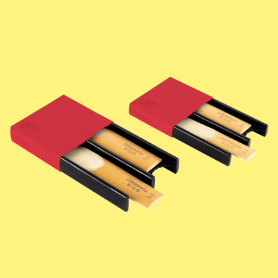 D'Addario Woodwind Reed Guard (Red) - Clarinet and Alto/Soprano Saxophone