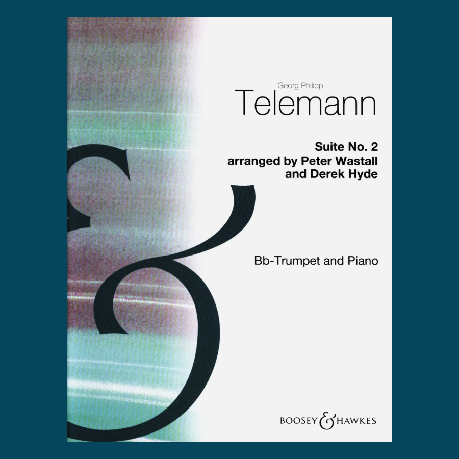 Georg Philipp Telemann - Suite No 2 Bb Trumpet and Piano Book