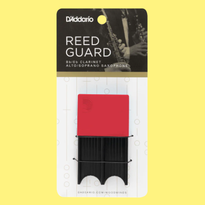 D'Addario Woodwind Reed Guard (Red) - Clarinet and Alto/Soprano Saxophone