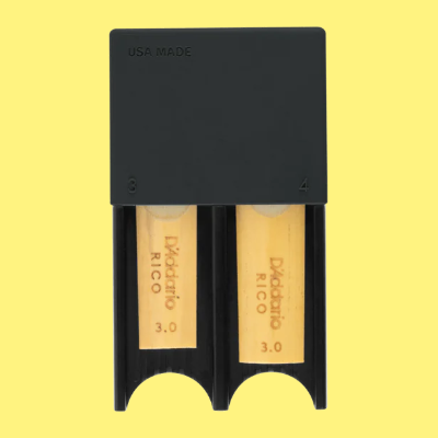 D'Addario Woodwind Reed Guard (Black) - Clarinet and Alto/Soprano Saxophone