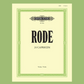 Pierre Rode: 24 Caprices for Violin Book