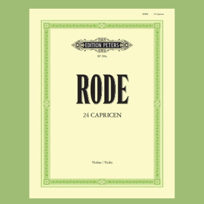 Pierre Rode: 24 Caprices for Violin Book