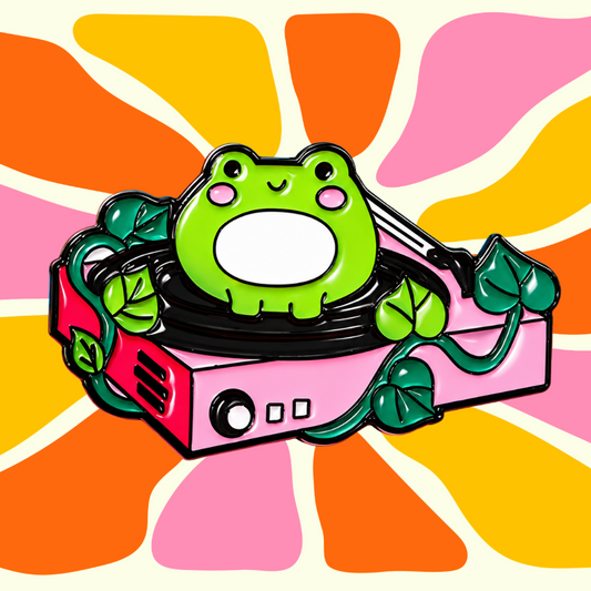 Frogger Vinyl Enamel Pin
