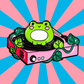 Frogger Vinyl Enamel Pin