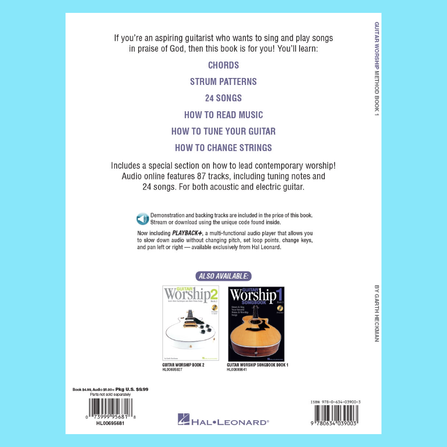 Guitar Worship Method - Book 1 with Audio (24 Hit Songs)