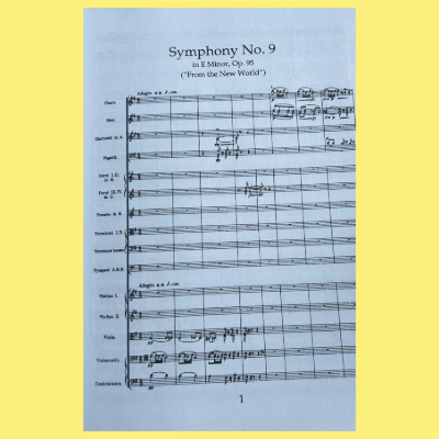 Antonin Dvorak - Symphony No 9 Op 95 Study Orchestral Score Book