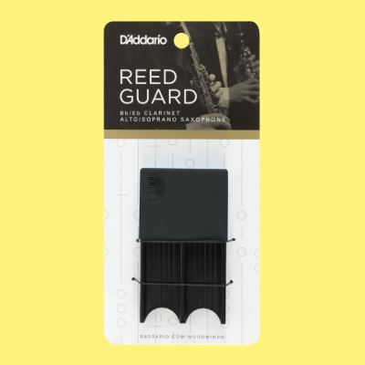 D'Addario Woodwind Reed Guard (Black) - Clarinet and Alto/Soprano Saxophone