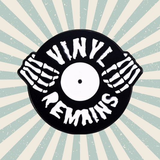 Vinyl Remains - Retro Badge