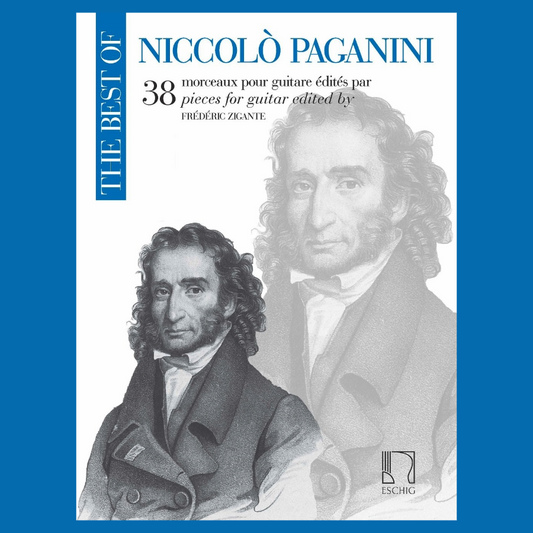 The Best Of Niccolo Paganini Guitar Book - 38 Pieces for Classical Guitar