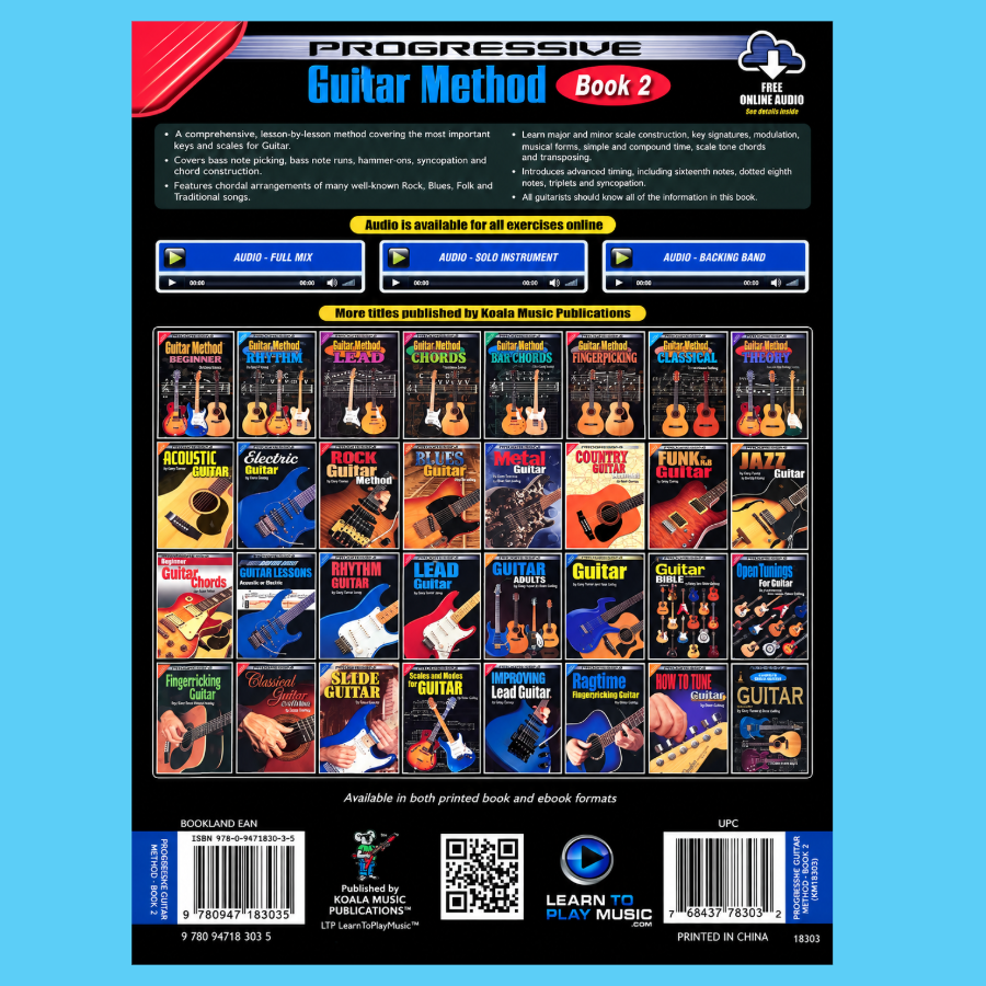 Progressive Guitar Method Book 2 (Book/Online Audio)