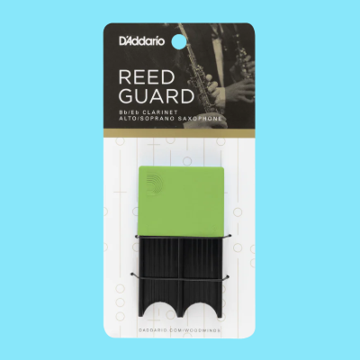 D'Addario Woodwind Reed Guard (Green) - Clarinet and Alto/Soprano Saxophone
