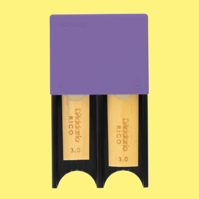 D'Addario Woodwind Reed Guard (Purple)- Clarinet and Alto/Soprano Saxophone