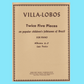 Heitor Villa-Lobos – Ten Pieces on Popular Brazilian Children’s Songs Piano Solo Book