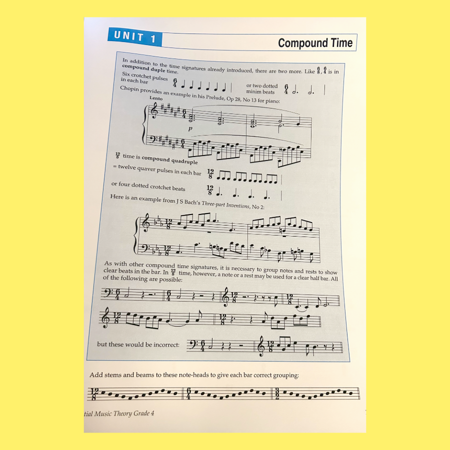 Essential Music Theory - Grade 4 Book