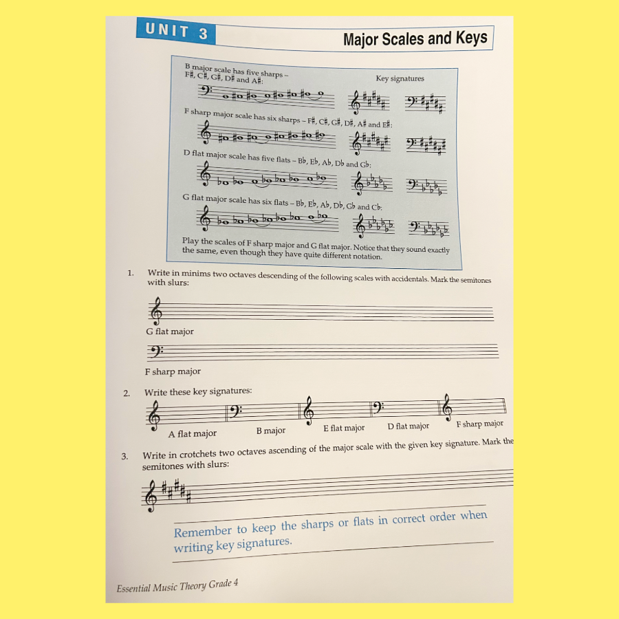 Essential Music Theory - Grade 4 Book