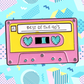 Best Of The 90's - Enamel Cassette Badge