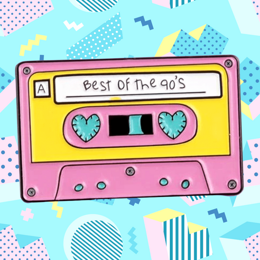 Best Of The 90's - Enamel Cassette Badge