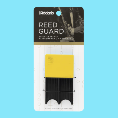 D'Addario Woodwind Reed Guard (Yellow)- Clarinet and Alto/Soprano Saxophone