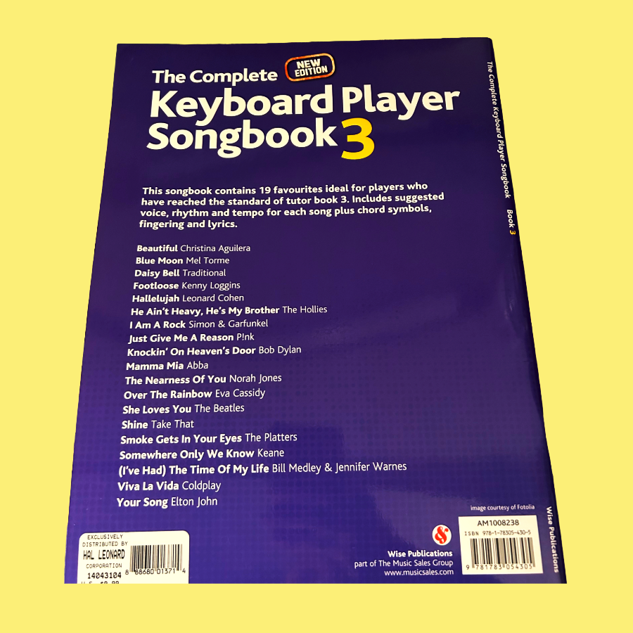 The Complete Keyboard Player Songbook 3 (New Edition) - 19 Hit Songs