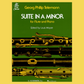 Georg Philipp Telemann - Suite A Minor Flute with Piano Accompaniment Book