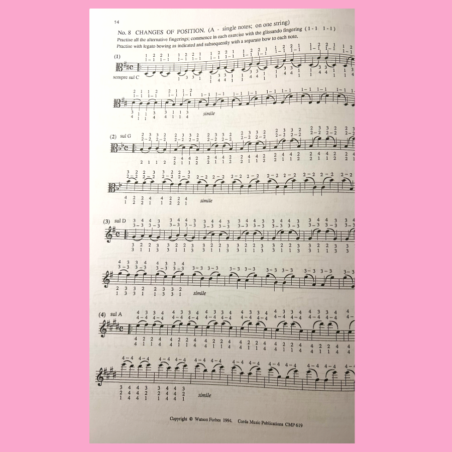Watson Forbes - A Book of Daily Exercises for Viola Players