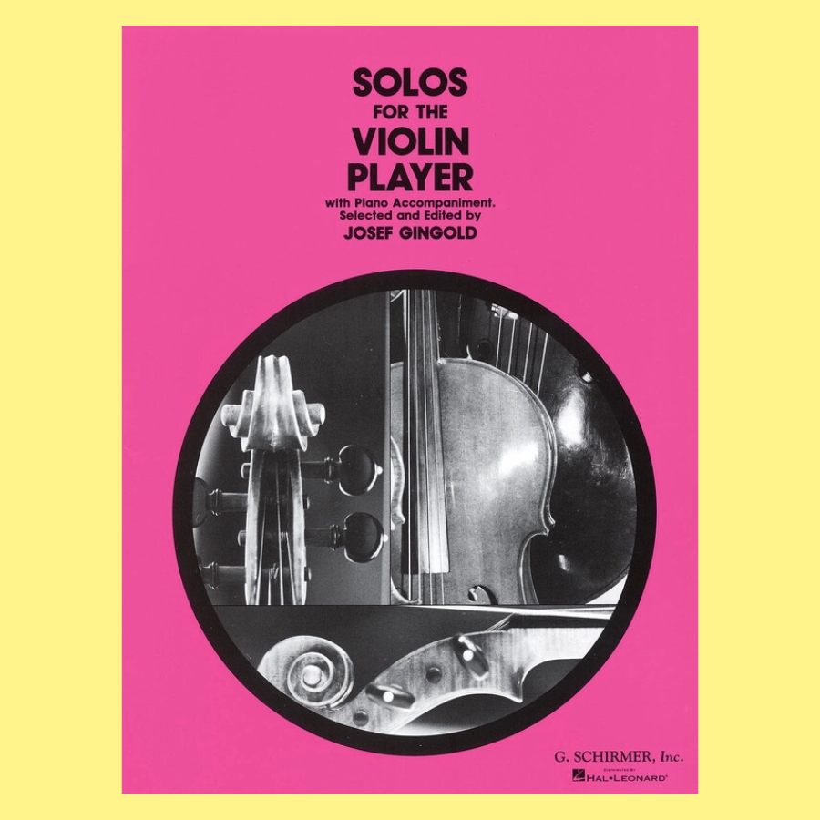Solos For The Violin Player Violin with Piano Accompaniment Book