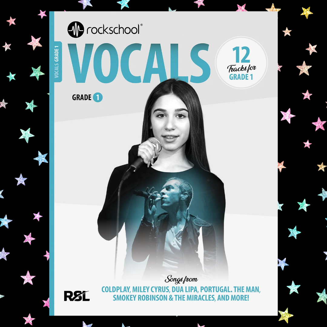 Rockschool Vocals Grade 1 (2026) Book with Online Audio NEW- COMING SOON