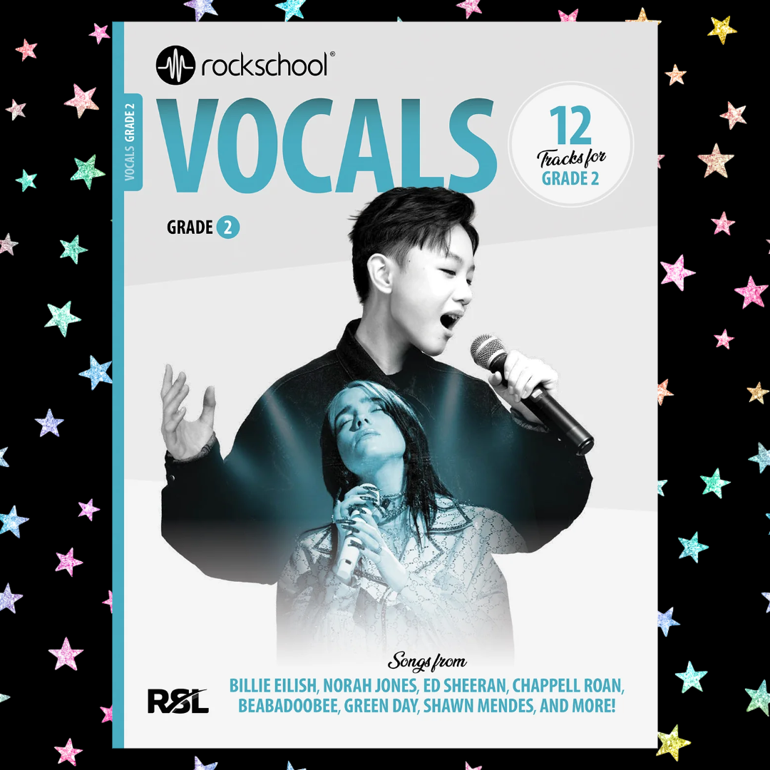 Rockschool Vocals Grade 2 (2026) Book with Online Audio NEW- COMING SOON