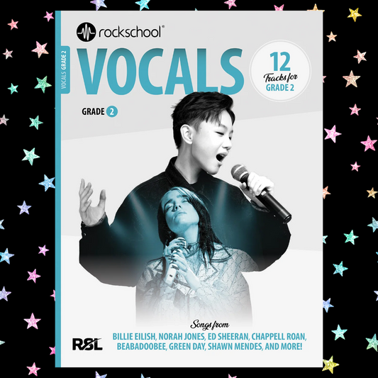 Rockschool Vocals Grade 2 (2026) Book with Online Audio NEW- COMING SOON