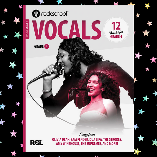 Rockschool Vocals Grade 4 (2026) Book with Online Audio NEW- COMING SOON
