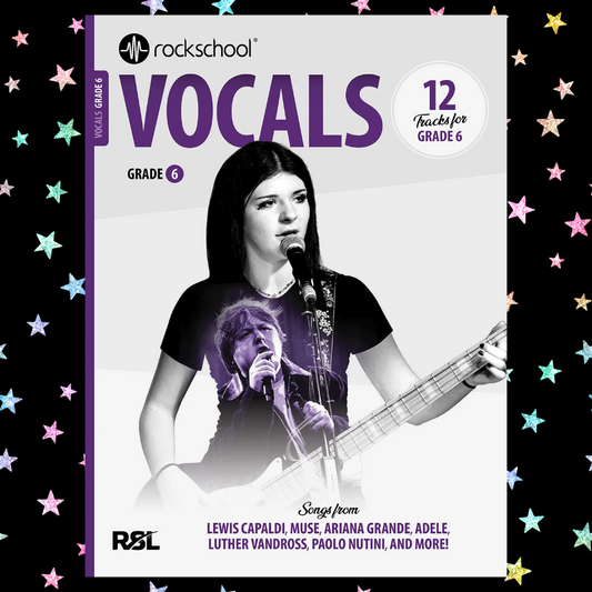Rockschool Vocals Grade 6 (2026) Book with Online Audio NEW- COMING SOON