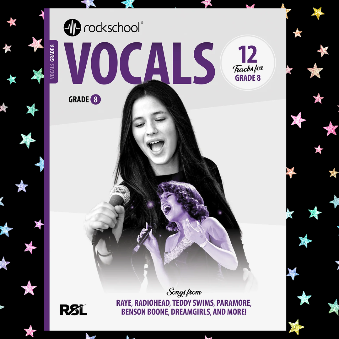 Rockschool Vocals Grade 8 (2026) Book with Online Audio NEW- COMING SOON