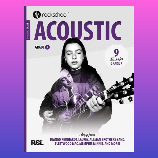 Rockschool Acoustic Guitar Grade 7 (2026) Book with Online Audio  NEW