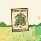 Retro Guitar Frog Wooden Magnet - Everything is Figureoutable