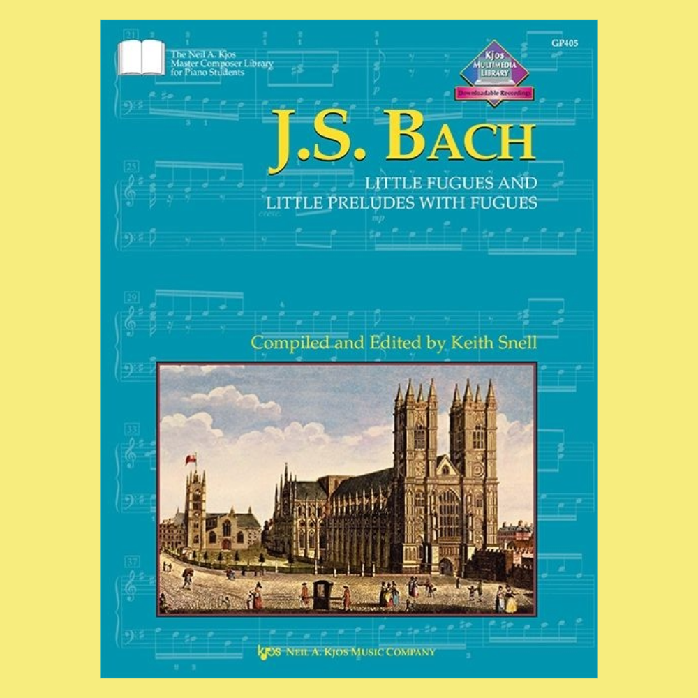 J.S Bach-Little Fugues and Little Preludes with Fugues Piano Book