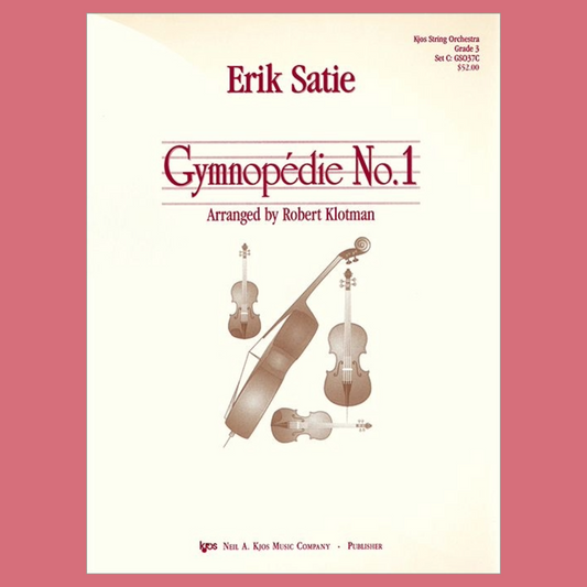 Erik Satie - Gymnopedie No.1 - String Orchestra Level 2 Conductor Score