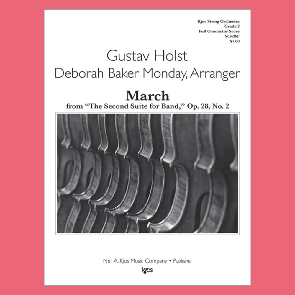March from ‚ÄúSecond Suite for Band,‚Äù Op. 28, No. 2 - Score Book