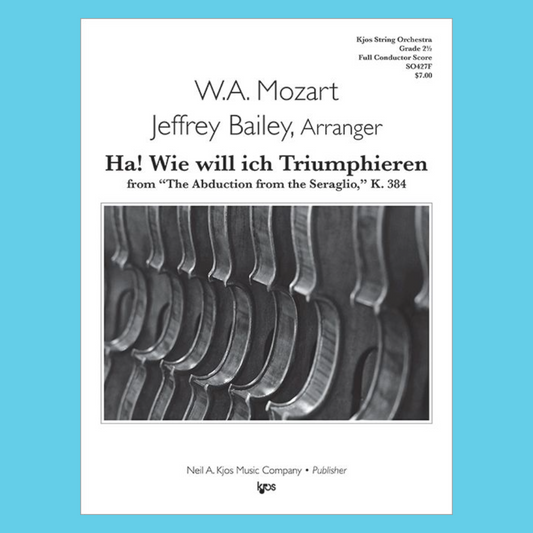 Ha! Wie Will Ich Triumphieren - String Orchestra Level 2.5 Conductor Score Book