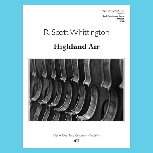 Highland Air - String Orchestra Level 3 Conductor Score Book