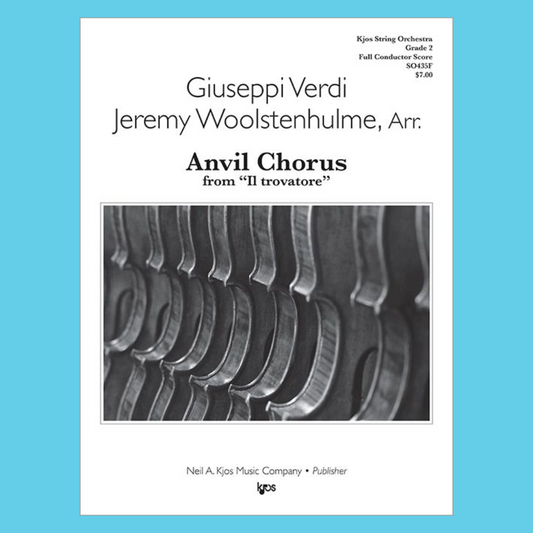 Anvil Chorus From II Trovatore String Orchestra Grade 2 Score