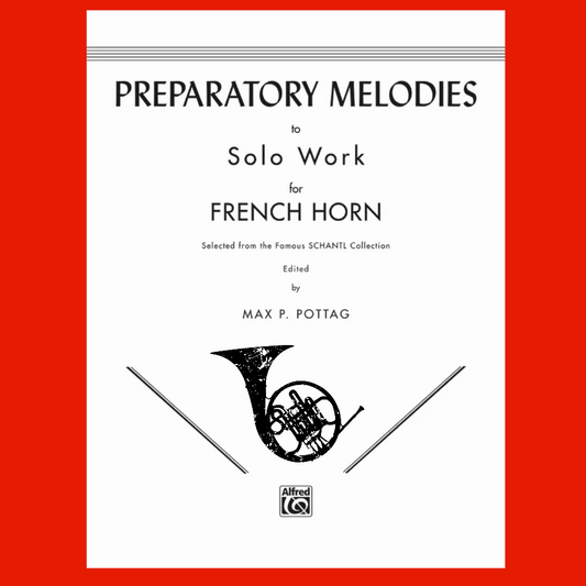 Preparatory Melodies To Solo Works For French Horn Book