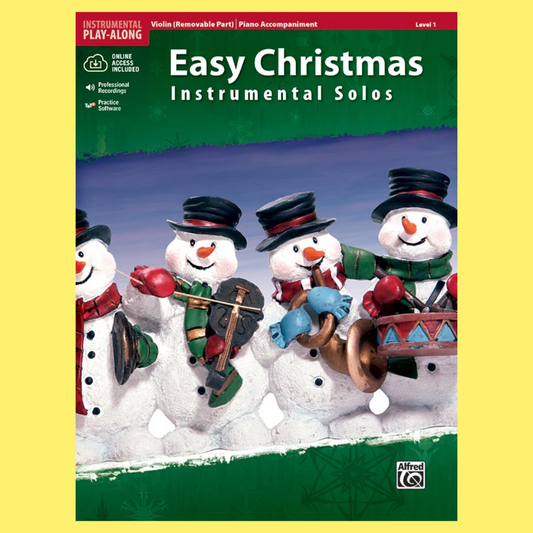 Easy Christmas Instrumental Solos - Violin Book/Audio