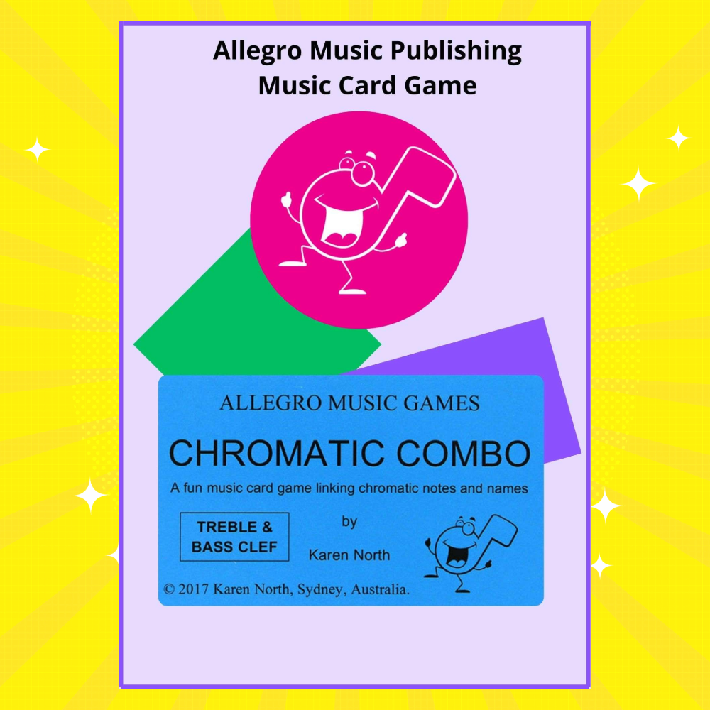 Karen North - Chromatic Combo Treble/Bass Clef Card Game