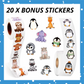 Musically Gifted - Penguins & African Animals 20 Week Music Practice Chart with Stickers