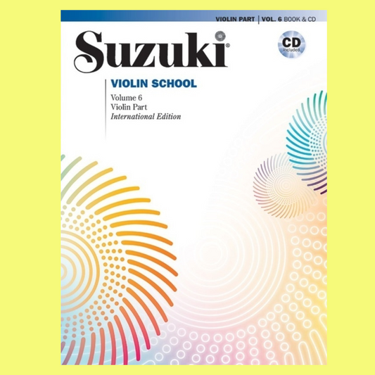 Suzuki Violin School - Volume 6 Violin Part Book with CD