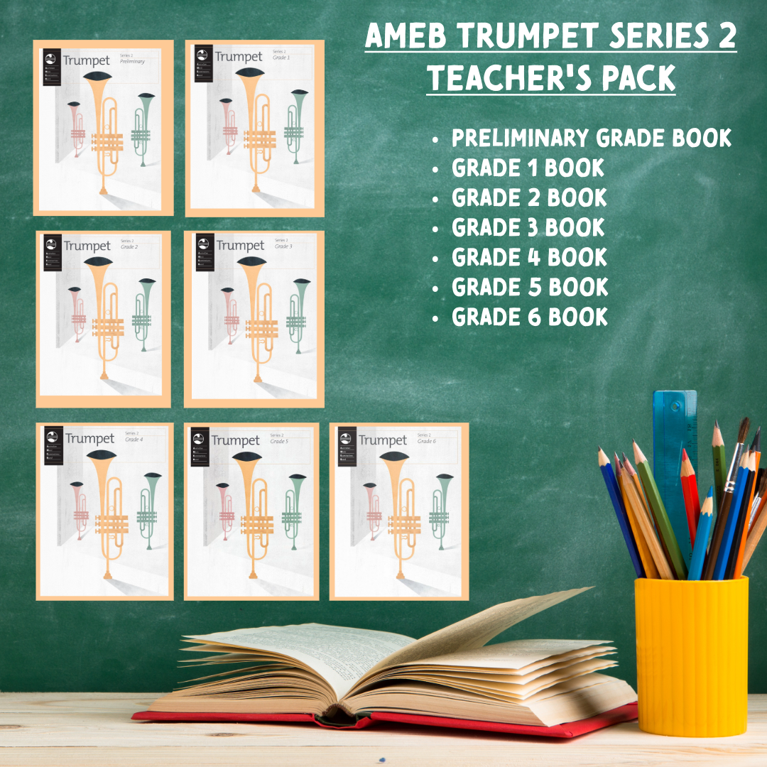 AMEB Trumpet Series 2 - Teacher's Pack B (Preliminary - Grade 6) - 7 Books