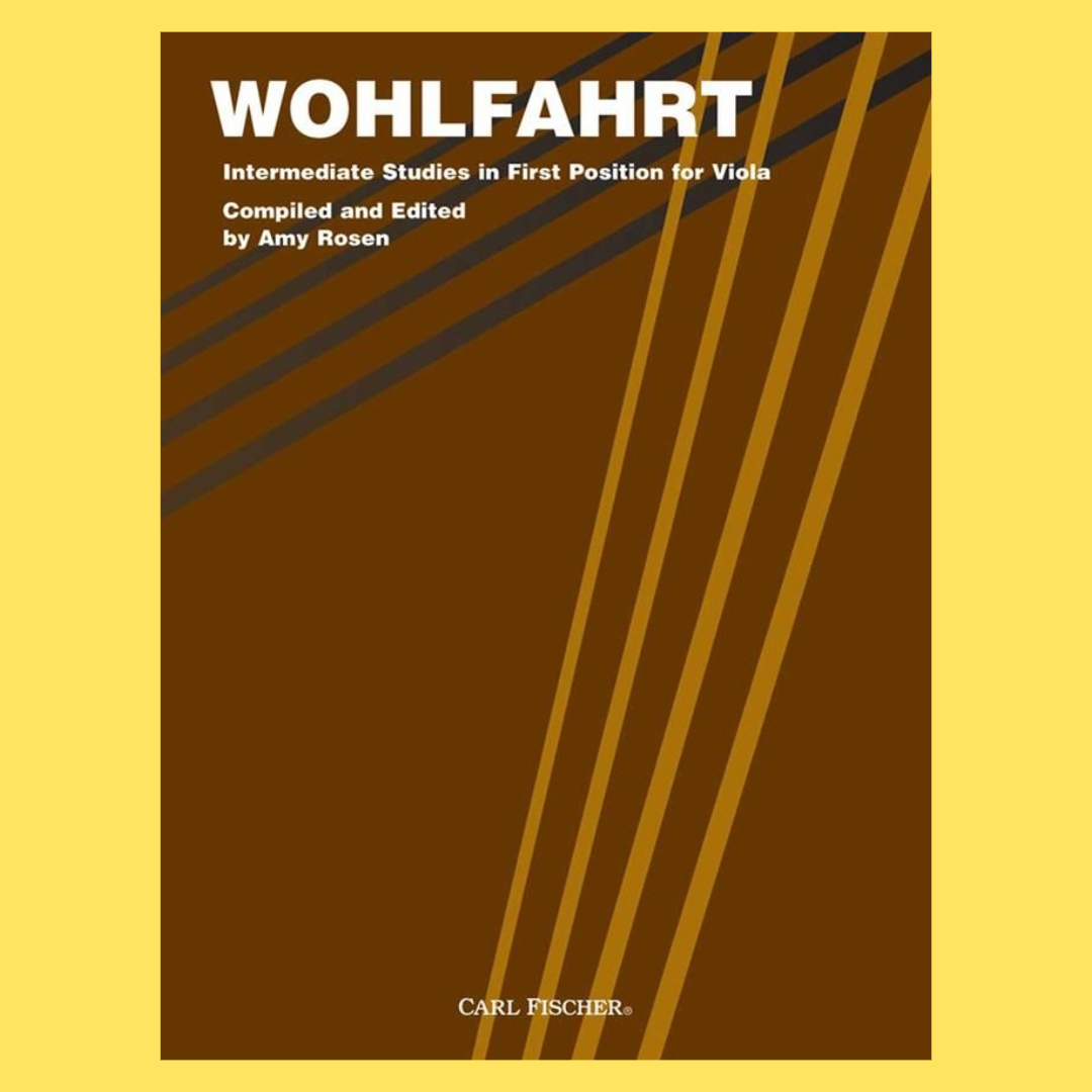 Franz Wohlfahrt - Foundation Studies for Viola - Intermediate Book